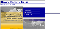 DELOS BROWN website screenshot