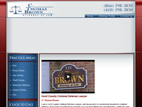 C THOMAS BROWN website screenshot