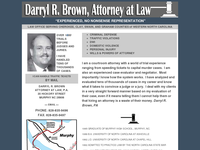DARRYL BROWN website screenshot