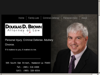 DOUGLAS BROWN website screenshot