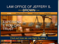 JEFFERY BROWN website screenshot