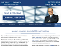 MICHAEL BROWN website screenshot