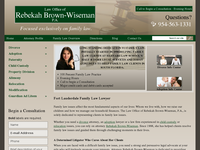 REBEKAH BROWN-WISEMAN website screenshot