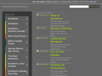 BRUCE NORDSTROM website screenshot