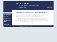 BRUCE HARRELL website screenshot
