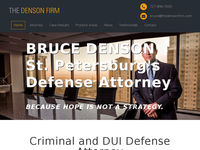 BRUCE DENSON website screenshot