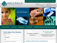 JAMES BRUCE JR website screenshot