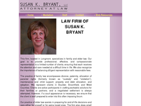 SUSAN BRYANT website screenshot