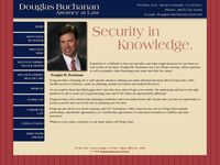 DOUGLAS BUCHANAN website screenshot