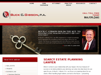 BUCK GIBSON website screenshot