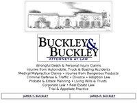 JAMES BUCKLEY website screenshot
