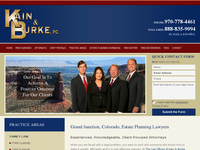 MICHAEL BURKE website screenshot