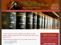 MARIAN BURNS website screenshot