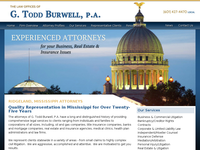 TODD BURWELL website screenshot