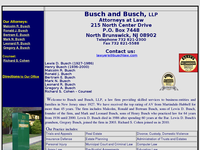 LEONARD BUSCH website screenshot