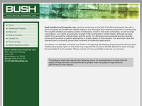 KENNETH BUSH website screenshot