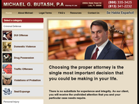 MICHAEL BUTASH website screenshot