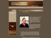 MELILNDA BUTLER website screenshot