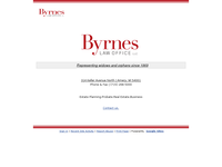 BRIAN BYRNES website screenshot