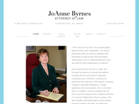 JO ANNE BYRNES website screenshot