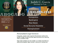 JUDITH GARCIA website screenshot
