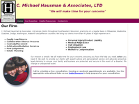 C MICHAEL HAUSMAN website screenshot