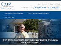 SCOTT CAIN website screenshot