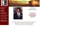 ROBERT CALUDA website screenshot