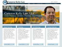CAMERON KELLY website screenshot