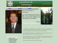 JON CAMERON website screenshot
