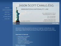JASON CAMILO website screenshot