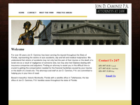 JON CAMINEZ website screenshot