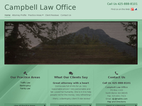 DONNA CAMPBELL website screenshot
