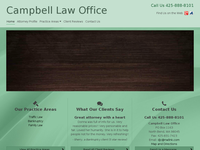 DONNA CAMPBELL website screenshot