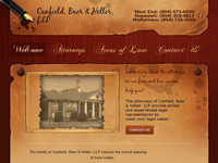 ROBERT CANFIELD website screenshot