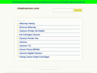 CHAD CANNON website screenshot