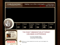 CARLOS BATARA website screenshot