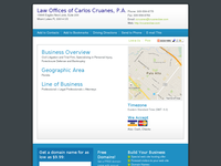 CARLOS CRUANES website screenshot