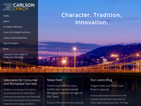 BRUCE CARLSON website screenshot