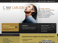C RAY CARLSON website screenshot