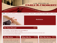CARLY CROSKREY website screenshot