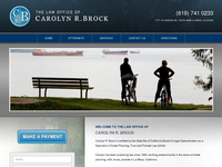 CAROLYN BROCK website screenshot