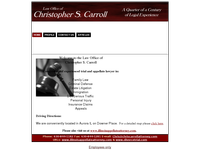 CHRISTOPHER CARROLL website screenshot