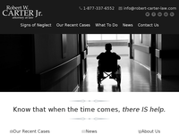 ROBERT CARTER JR website screenshot