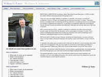 WILLIAM CARTER website screenshot