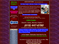 DAVID CASEY website screenshot