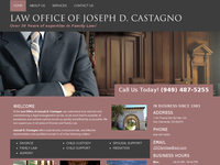JOSEPH CASTAGNO website screenshot