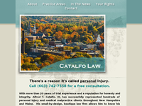 ALFRED CATALFO III website screenshot