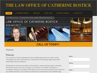 CATHERINE BOSTICK website screenshot
