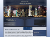CATHERINE MAY website screenshot